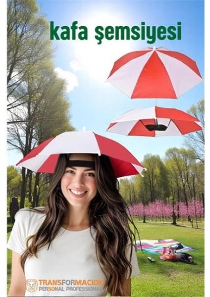 Modacar Kafa Şemsiyesi Güneş Koruma Şemsiyesi Relax Eller Serbest 4 Mevsim Kafa Şemsiyesi