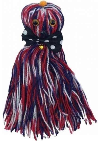 Ahtapot Şekilli Zilli ve Ipli Rengarenk Püsküllü Sevimli Kedioyuncağı modelleri