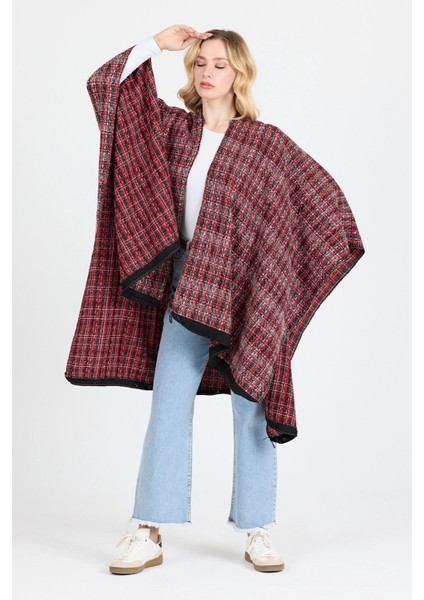 Panço - Pamuk Polyester Karışımlı Şık ve Kaliteli Kumaş-Kare Desenli fırsatları