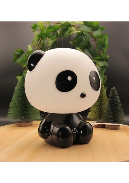 Sevimli Panda Gece Lambası Büyük Boy Ayarlanabilir Işık Özellikli 18X15