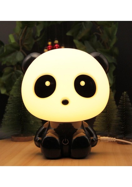 Sevimli Panda Gece Lambası Büyük Boy Ayarlanabilir Işık Özellikli 18X15 fiyatları