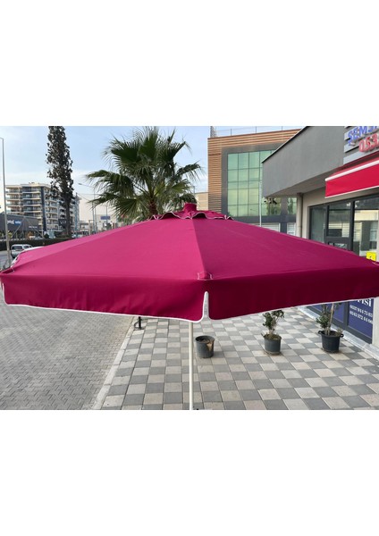 Havalandırmalı 4m2 Kırmızı Renk Bahçe Plaj Teras Cafe Restorant Semşiye (Ayak Hariç ) modelleri