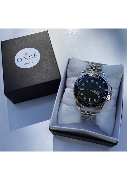 Çelik Saat Aktif Takvim Su Geçirmez