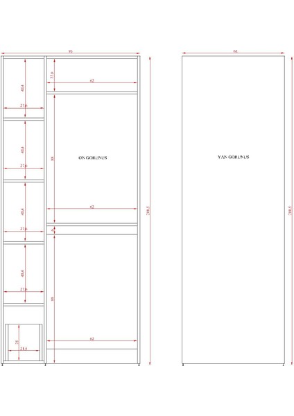 Mdf Çamaşır Makinesi ve Kurutma Makinesi Dolabı Çekmeceli Antrasit fırsatları
