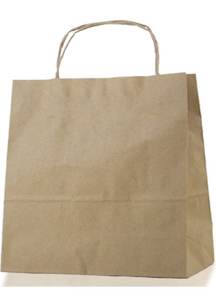 Çanta Kraft 33X33X20 cm Burgu Sap 50 Adet