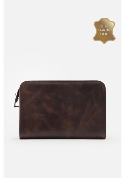 Mafı Imza %100 Hakiki Kahverengi Deri Biyometrik El Çantası (Parmak Izi Kilitli) fiyatları