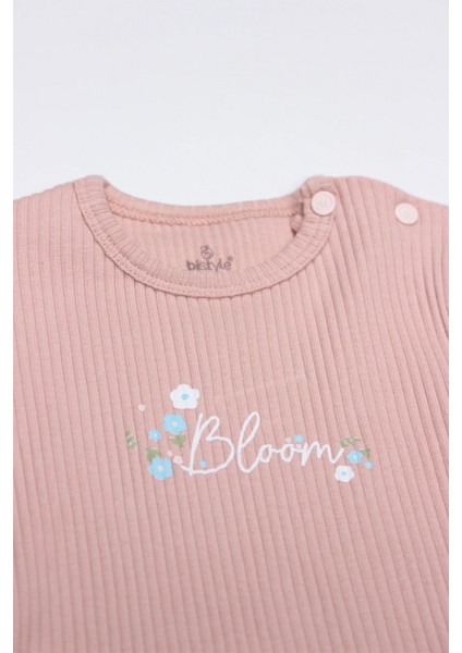 Bistyle Flying Bloom White Yarım Kol 2'li Body 17118 Ekru Gül Kurusu fiyatları