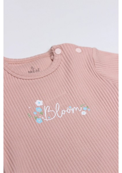 Bistyle Flying Bloom White Yarım Kol 2'li Body 17118 Ekru Gül Kurusu modelleri