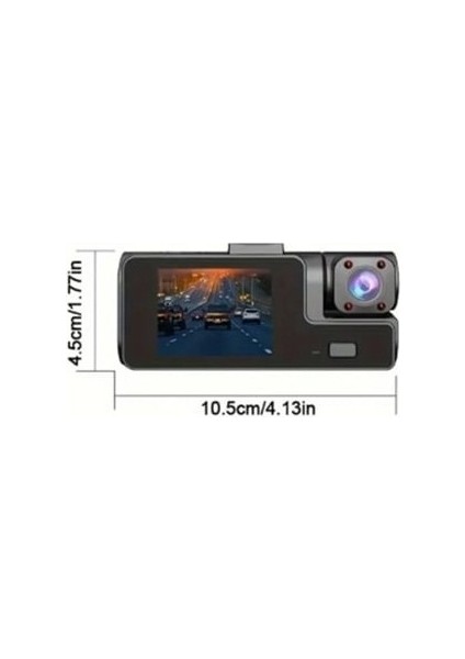 Teknopad A22 1080P Çift Kameralı Araç Kamerası – Araç Içi ve Ön Kamera, , Döngü Kayıt, 2’’ IPS Ekran Dashcam fiyatları