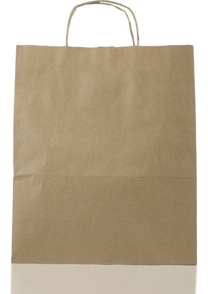 Çanta Kraft 18X24X9 cm Burgu Sap Kraft 50 Adet fiyatları