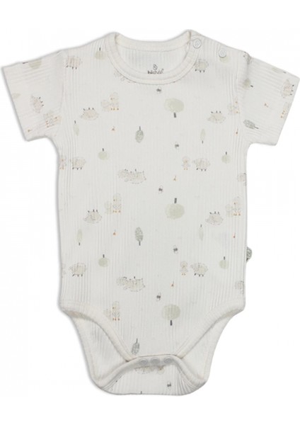 Bistyle Always Dream Yarım Kol 2'li Body 17114 Ekru Bej