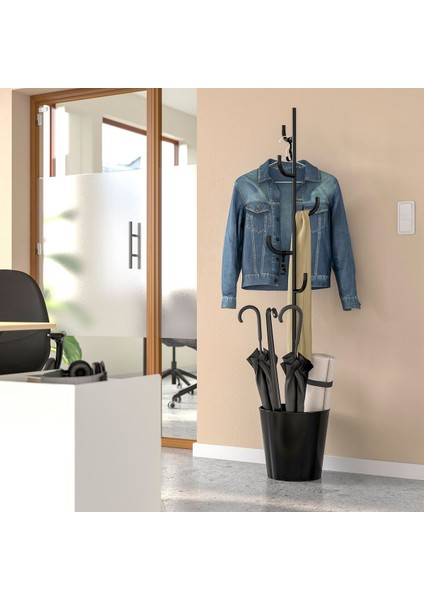 Ayaklı Askılık, Siyah, 173X33 cm modelleri