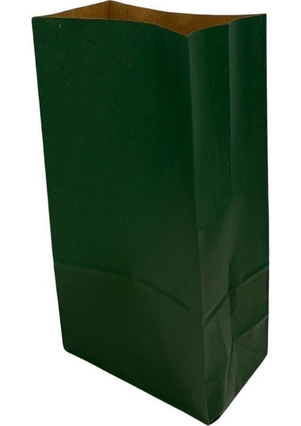 Kese Kağıdı Kraft Kare Dipli Yeşil 15X29X8 cm 250 Adet