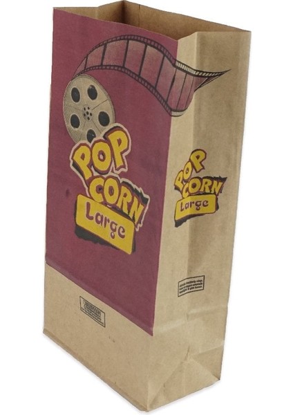 Kese Popcorn Large 15X28X8 cm Kraft 500 Adet fiyatları