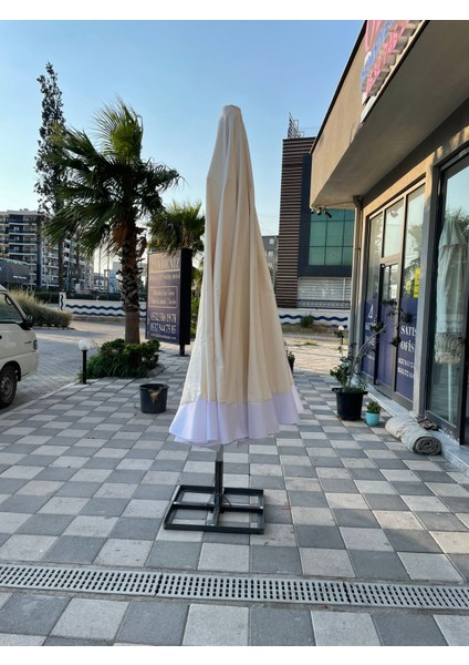 Zeycamping 4m2 Krem Renk Bahçe Plaj Teras Cafe Restorant Semşiye (Ayak Dahildir ) modelleri