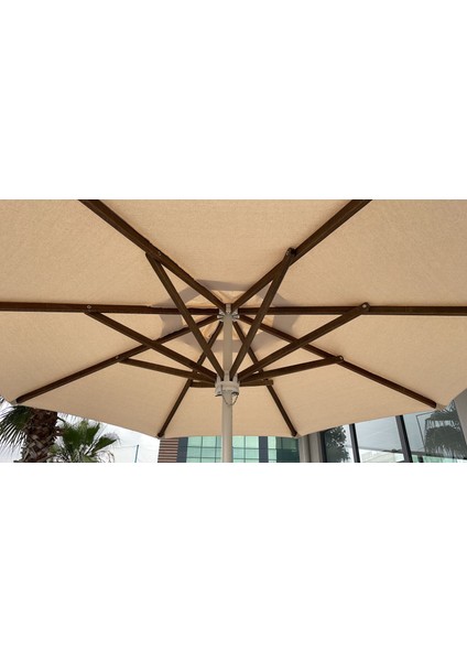 Zeycamping 4m2 Krem Renk Bahçe Plaj Teras Cafe Restorant Semşiye (Ayak Dahildir ) indirimleri