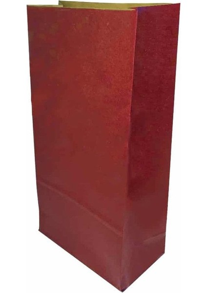Kese Kağıdı Kraft Kare Dipli Kırmızı 15X29X8 cm 250 Adet