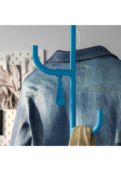 Ayaklı Askılık, Açık Mavi, 173X33 cm fırsatları