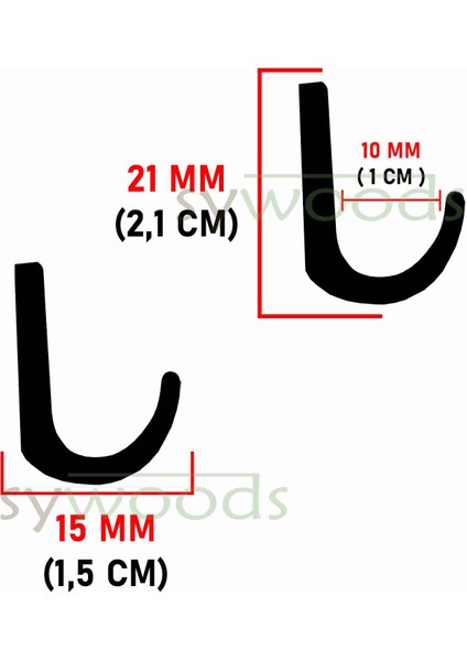 Dekoratif Tekli Askı 4 Adet ve Vidaları Oksit Aksesuar Tasarım Hobi Ahşap Proje Ürünleri indirimleri