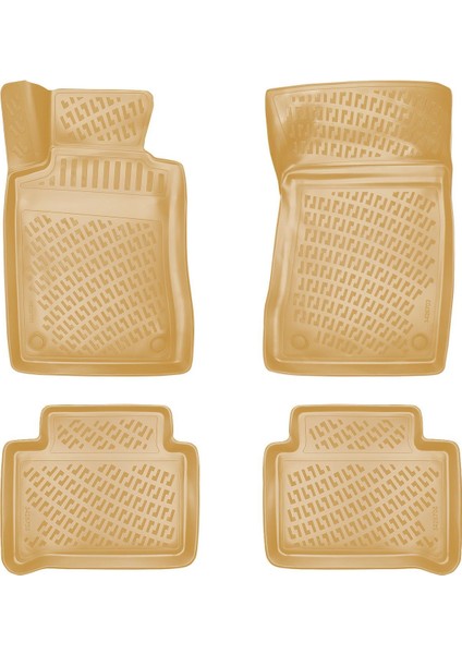 Rizline Mercedes Cls W219 2004-2010 Ile Uyumlu 3D Havuzlu Paspas Bej