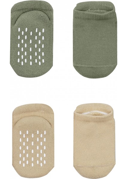 Bistyle 2'li Altı Havlu Sneakers Kaymaz Çorap 20501 Nil Bej fiyatları