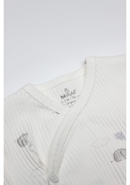 Bistyle Flying Elephant 3'lü Zıbın Takım 13111 Ekru Gri modelleri