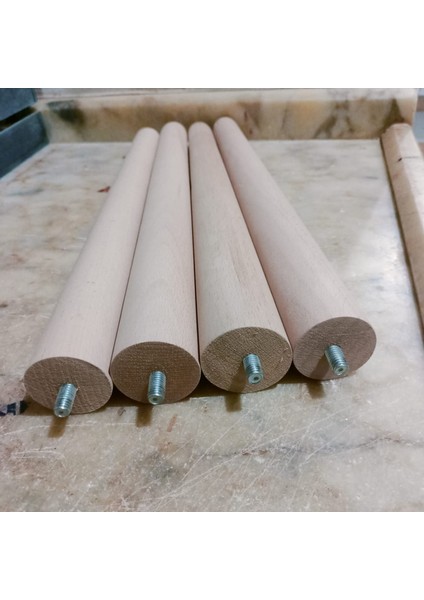 50CM 4'lük Ham Konik Masa&sehpa&sandalye Ayakları fiyatları