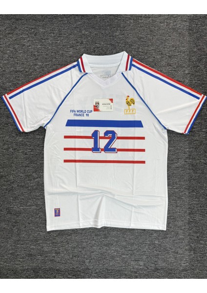 Henry 12 Fransa Yakalı 1998 Nostalji Oversize Beyaz Forması fiyatları