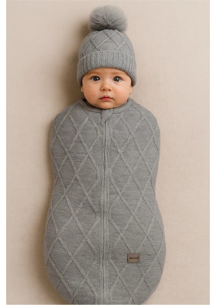 Bistyle Baby In Swadding Triko Kundak 75108 Gri fiyatları