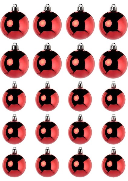 Ağaç Süsü, Kırmızı, 20 Adet