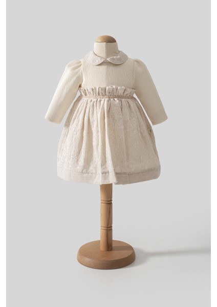 Tongs Baby Elbise 8050 Ekru