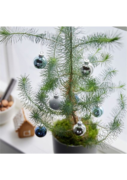 Ağaç Süsü, Cam-Lame, 3.5 Cm, 25 Adet fiyatları