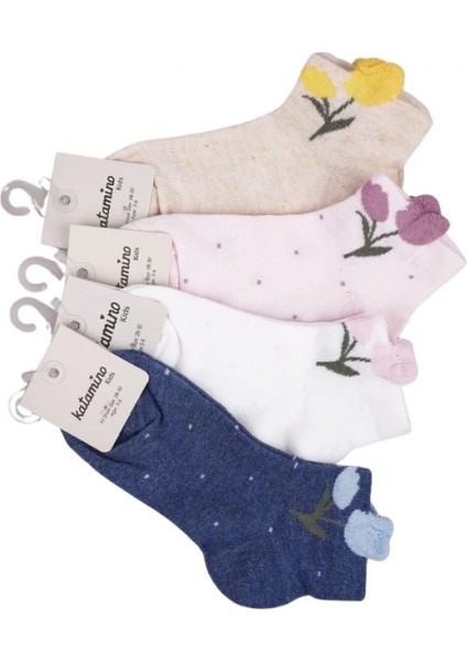 Katamino Pedova Kız Patik Çorap K20418 Asorti