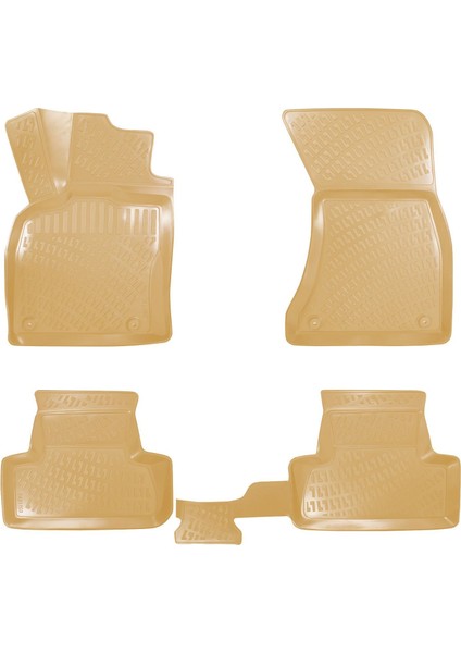 Rizline Audi Q5 2009-2017 Ile Uyumlu 3D Havuzlu Paspas Bej