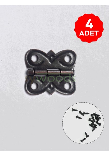 4 Adet Eko Menteşe Oksit Ve Vidaları 20x18 mm Kutu ve Sandık Menteşesi Hobi Maket fırsatları
