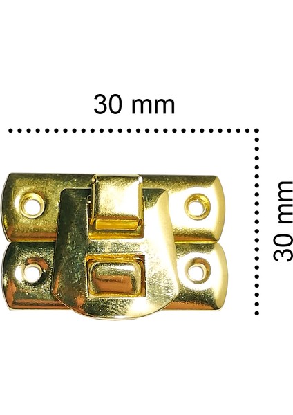 Yaylı Klips Sarı 10 Adet 20x30 Mm Kutu Kapak ve Sandık Modelleri İçin Hobi Ürünü fiyatları