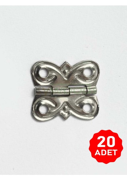 Eko Menteşe 20 Adet Nikel 20x18 mm Kutu ve Sandık Menteşesi Hobi Maket fırsatları