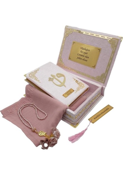 Orta Boy Reşal Kutulu Kuran Pudra