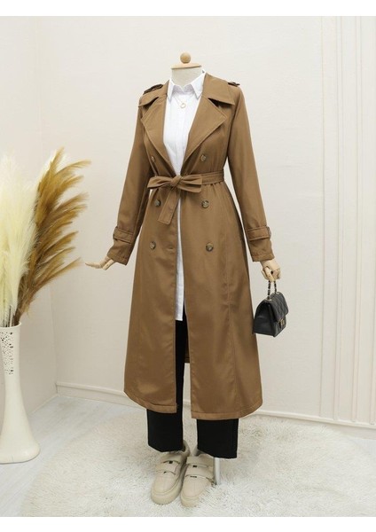 Astarlı Kemerli Trenckot -Taba fiyatları