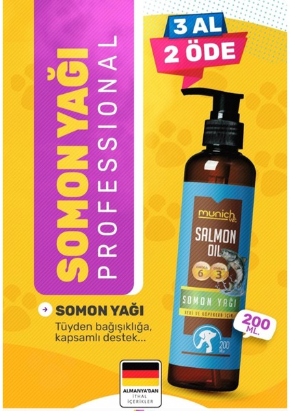 Balık Yağı Fish Oil 200 ml ( Kediler Için Omega3 ve Omega6)