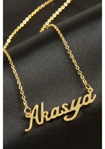 Akasya Isimli Kolye (Kişiye Özel)