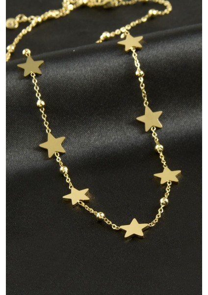 Yıldız Lüks Çelik Kolye