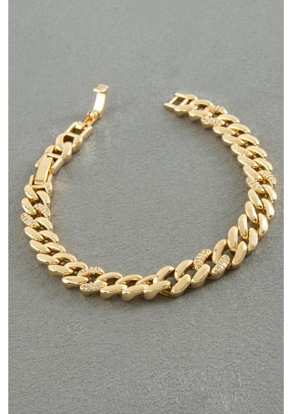 Xuping Oval Zincir Lüks Çelik Bileklik