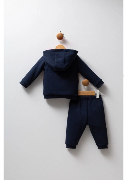 U.s. Polo Assn 3'lü Takım USB2553 Lacivert-Kırmızı