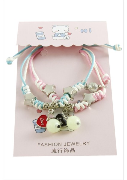 2 Adet Kalp Lüks Ip Bileklik fiyatları