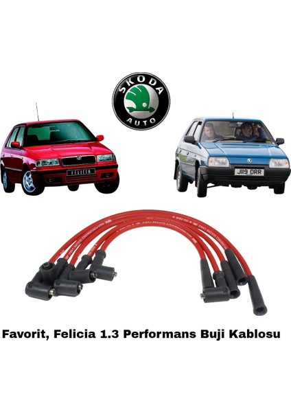 Skoda: Favorit, Felicia 1.3 Performans Buji Kablosu