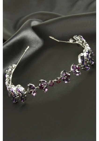 Kristal Taşlı Eğilebilir Saç Aksesuarı