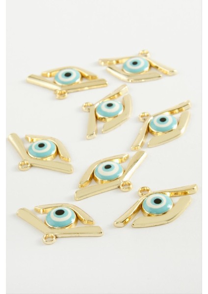 Göz Tek Kulplu Mineli Bileklik ve Kolye Ucu Aparatı 1 Adet