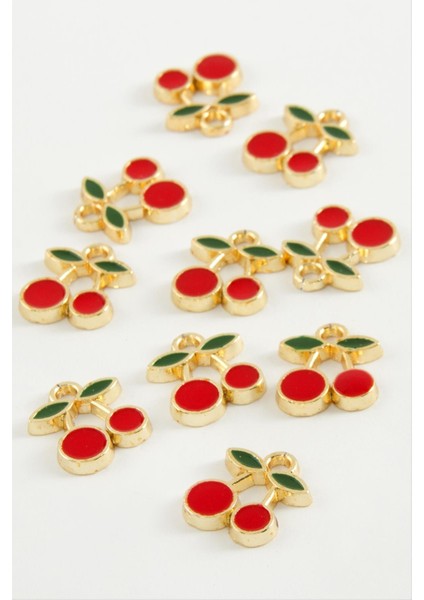 Kiraz Tek Kulplu Mineli Bileklik ve Kolye Ucu Aparatı 1 Adet