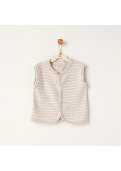 Andywawa AC26221 Casual Yelek Beige